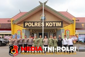 Polres Kotim Terima Kunjungan Sesko TNI, Bahas Strategi Penanganan Karhutla