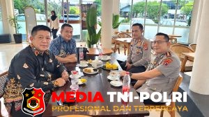 Kapolres Kotim dan BAIS TNI Mengharapkan Sinergitas Semakin Solid 