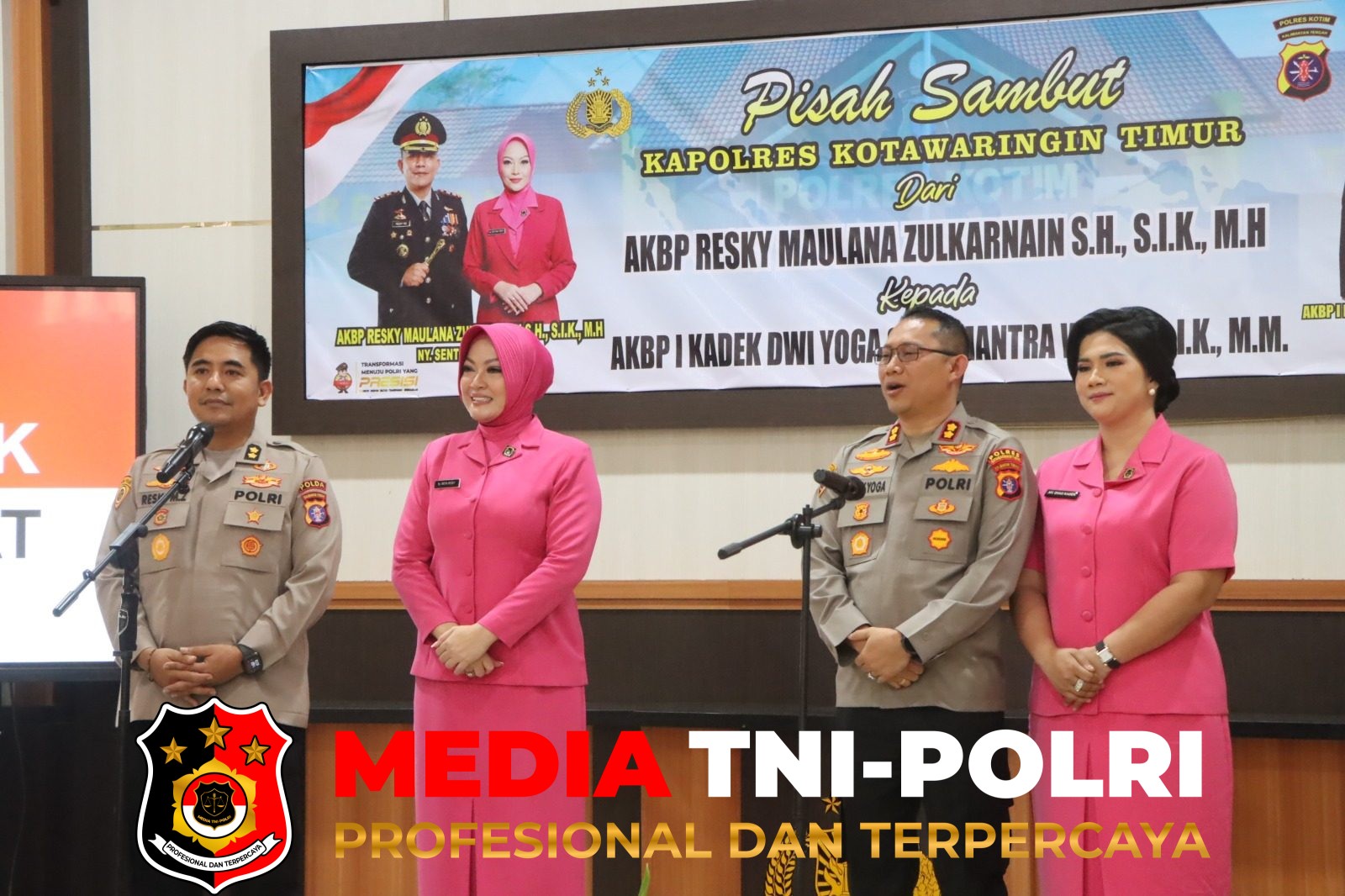 Pisah Sambut - Pisah Sambut Kapolres Kotim Berlangsung Penuh Keakraban