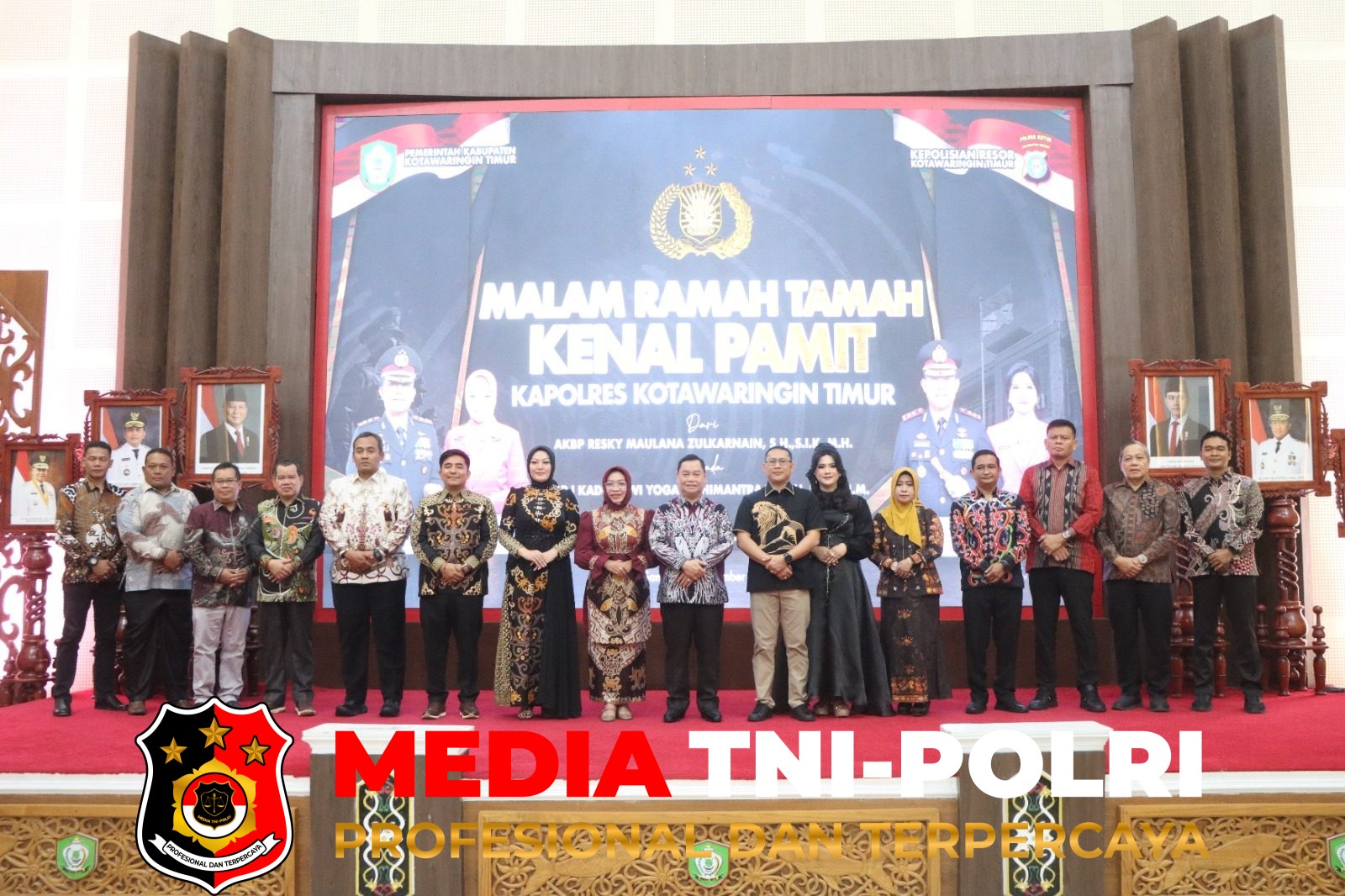 Kenal Pamit - Kenal Pamit Kapolres Kotim Digelar di Rumah Jabatan Bupati