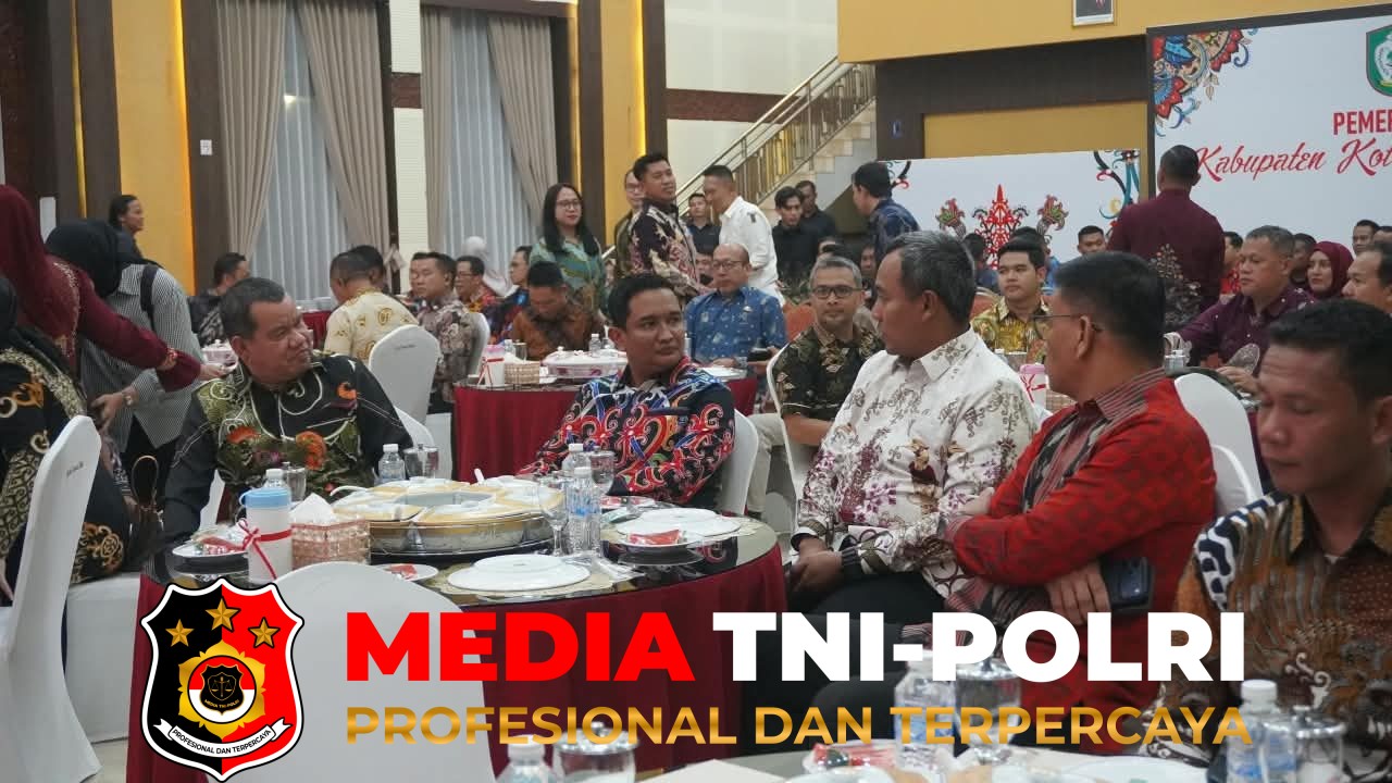 Kodim 1015/Sampit - Komandan Kodim 1015/Sampit Hadiri Malam Ramah Tamah Kenal Pamit Kapolres Kotim