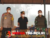 Karhutla - Kapolda, Gubernur dan Pangdam Kalteng Tinjau Posko Taktis Karhutla di Jalan Tjilik Riwut