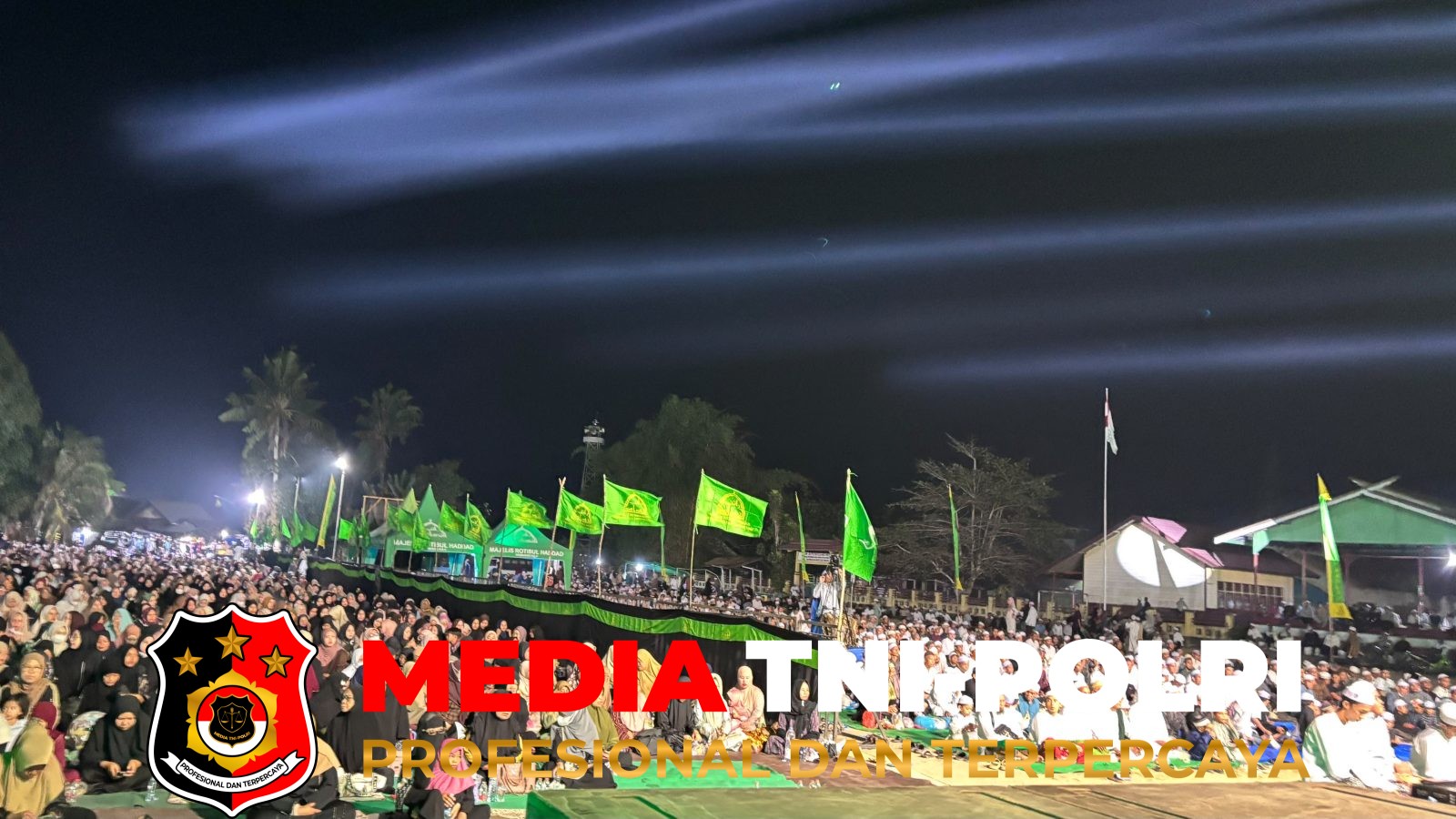 Seribu Jamaah - Seribu Jamaah Padati Maulid Agung di Pembuang Hulu II, Kapolsek Hanau: Momentum Pererat Silaturahmi