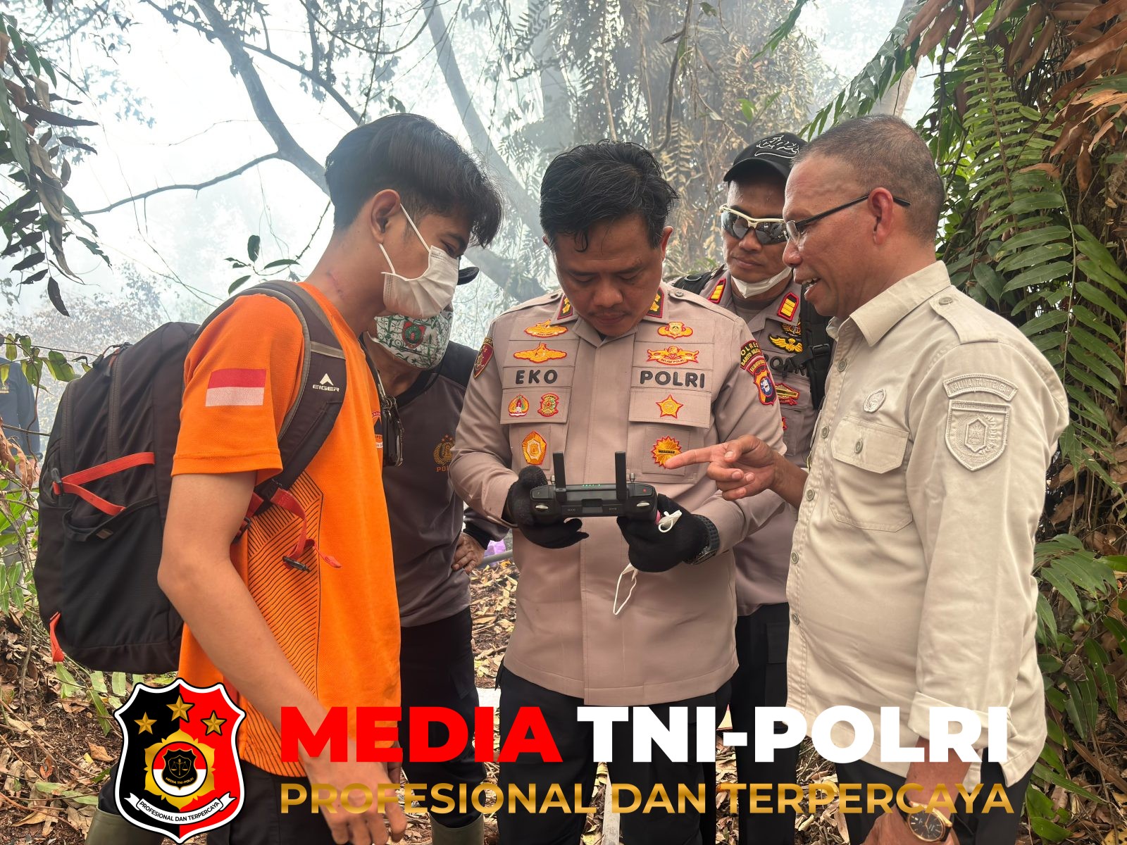 Karhutla - Empat Hotspot Terdeteksi di Dusun Selatan, Tim Gabungan Padamkan Karhutla Seluas 4 Hektare