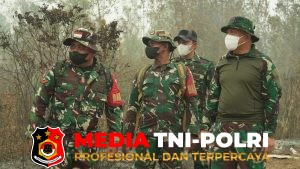 Pangdam XXII/Tambun Bungai Tinjau Langsung Penanganan Karhutla di TWA Galeget Tiawu