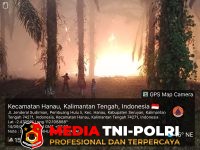 Karhutla - Asap Karhutla di Pembuang Hulu II Ganggu Jarak Pandang, 26 Personel Satgas Gabungan Hanau Bergerak Padamkan Api