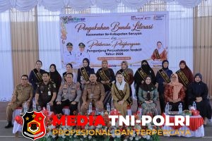 Hadiri Pengukuhan Bunda Literasi, Wakapolres Seruyan Dorong Budaya Gemar Membaca Hingga ke Desa