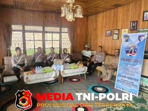 Peringati HUT Lantas ke-71, Satlantas Polres Seruyan Gelar Kegiatan Anjangsana ke Purnawirawan Polri