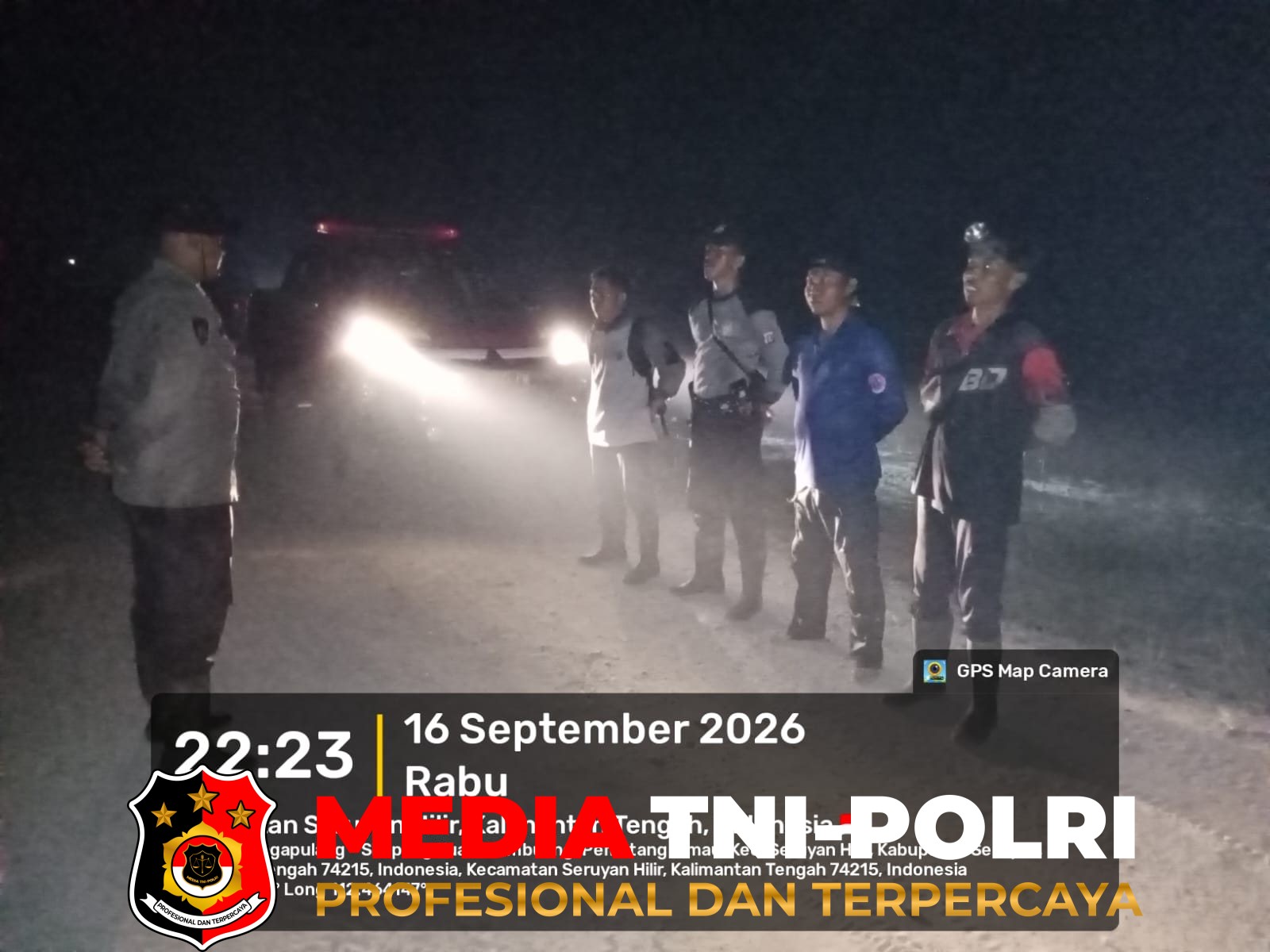 Polsek Seruyan - Akses Sulit dan Lahan Gambut, Polsek Seruyan Hilir dan Tim Satgas Karhutla Berjibaku Padamkan Api di Pematang Limau