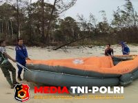 Lima Liferaft - Lima Liferaft Diduga Milik KM Virgo Transport 8 Ditemukan di Perairan Seruyan