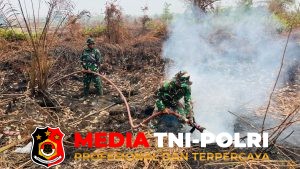 Tim Siaga On Call Kodim 1015/Sampit Maksimalkan Pembasahan di Sektor Rawan Karhutla
