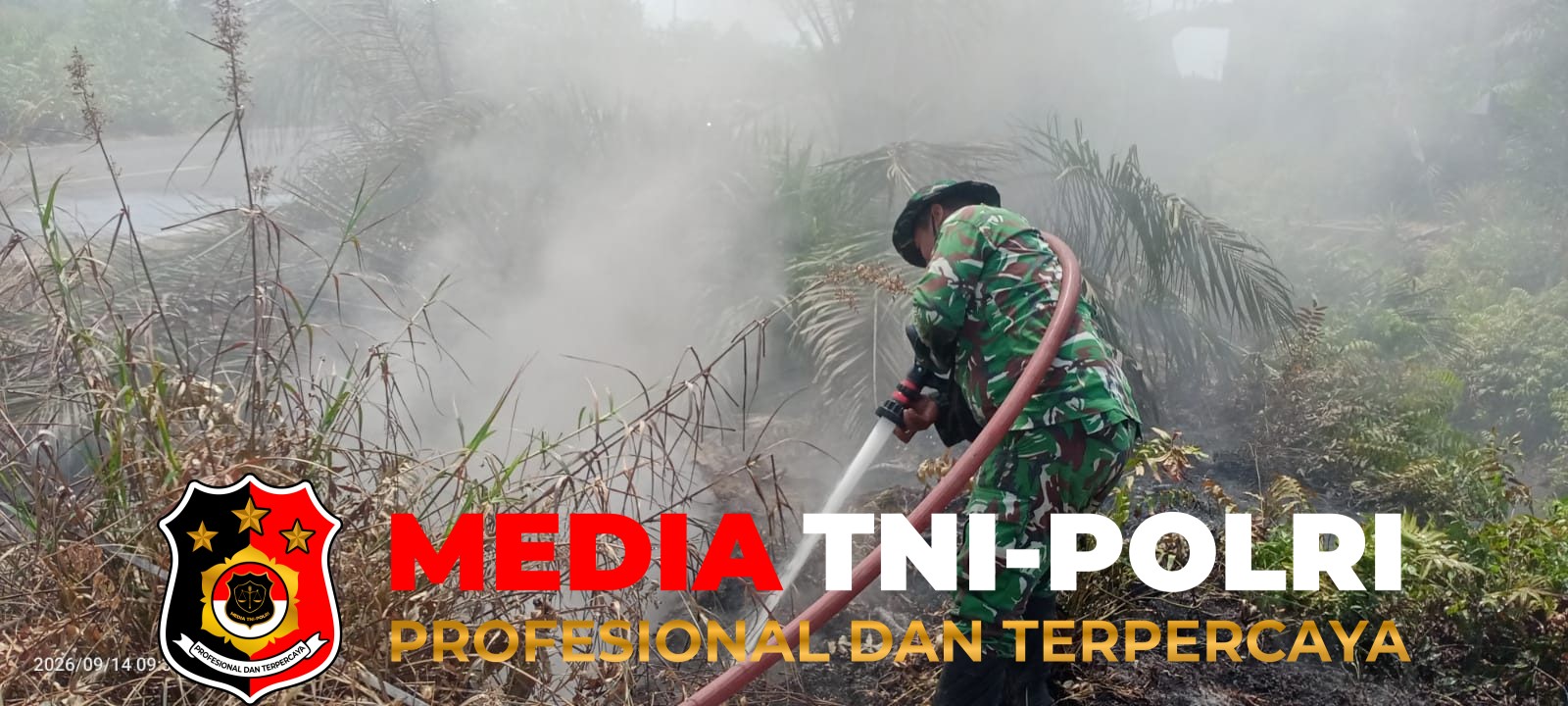 Kodim 1015/Sampit - Tim Siaga On Call Kodim 1015/Sampit Maksimalkan Pembasahan di Sektor Rawan Karhutla