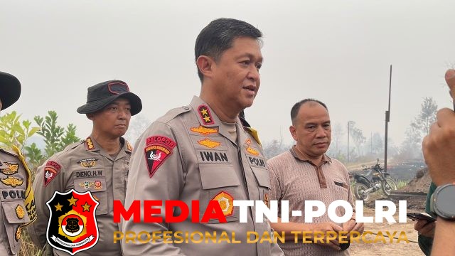 Karhutla - Bersama Aslog Kapolri, Kapolda Kalteng Cek Pemadaman Karhutla dengan Cairan X-Fire