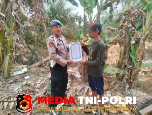 Cegah Karhutla Sejak Dini, Polsek Danau Sembuluh Sosialisasi Maklumat Kapolda di Desa Sembuluh II