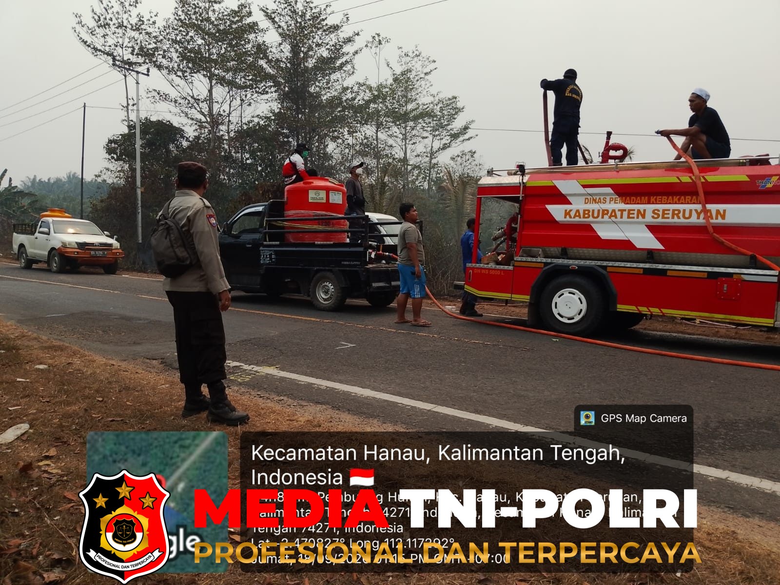 Gerak Cepat - Gerak Cepat Personel Gabungan, Titik Api di Semak Belukar Pembuang Hulu II Berhasil Dijinakkan