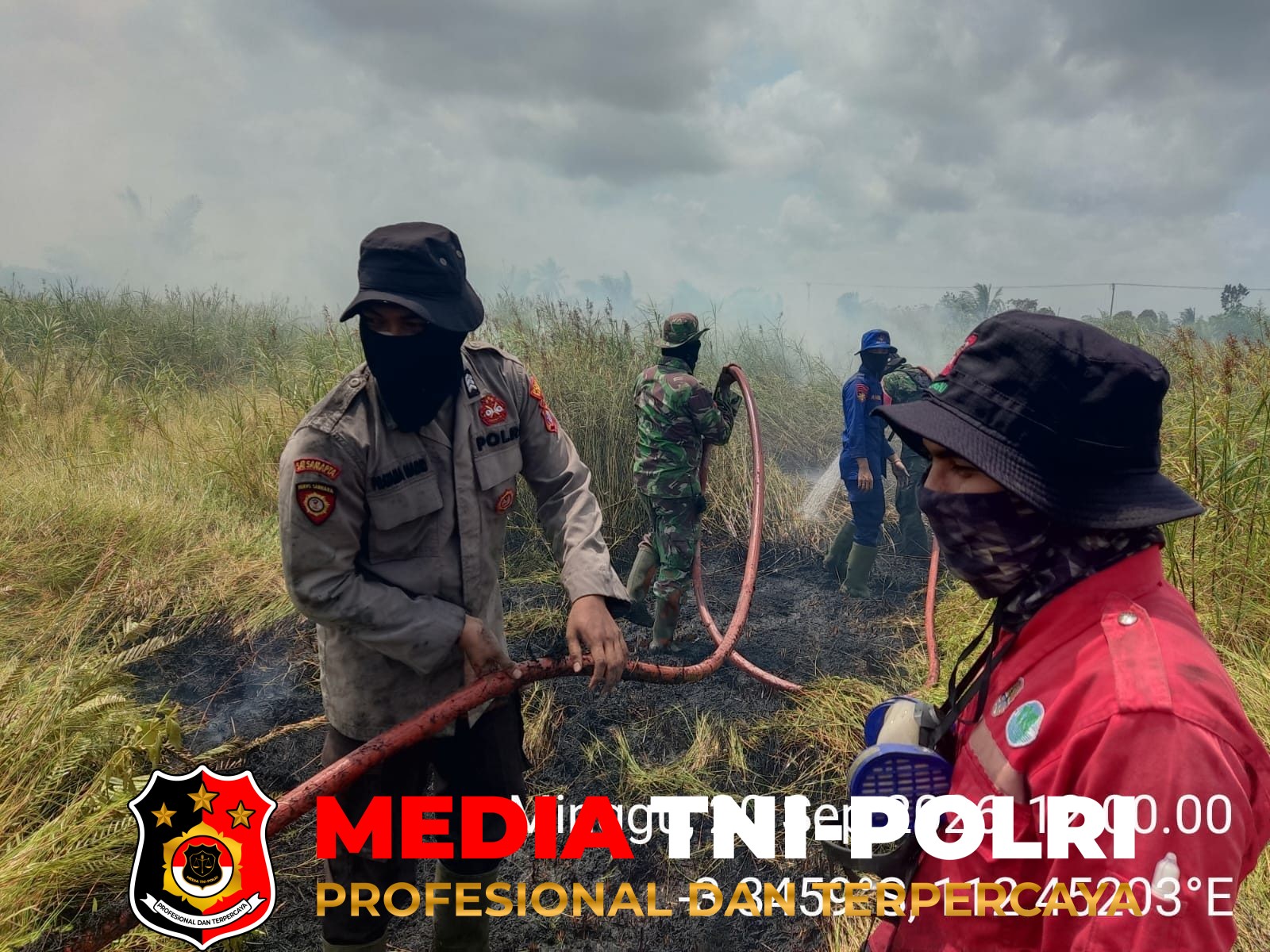 Karhutla - Karhutla Meluas di Delapan Lokasi, Tim Satgas Karhutla Seruyan Hilir Lakukan Pemadaman 15,5 Hektare Lahan