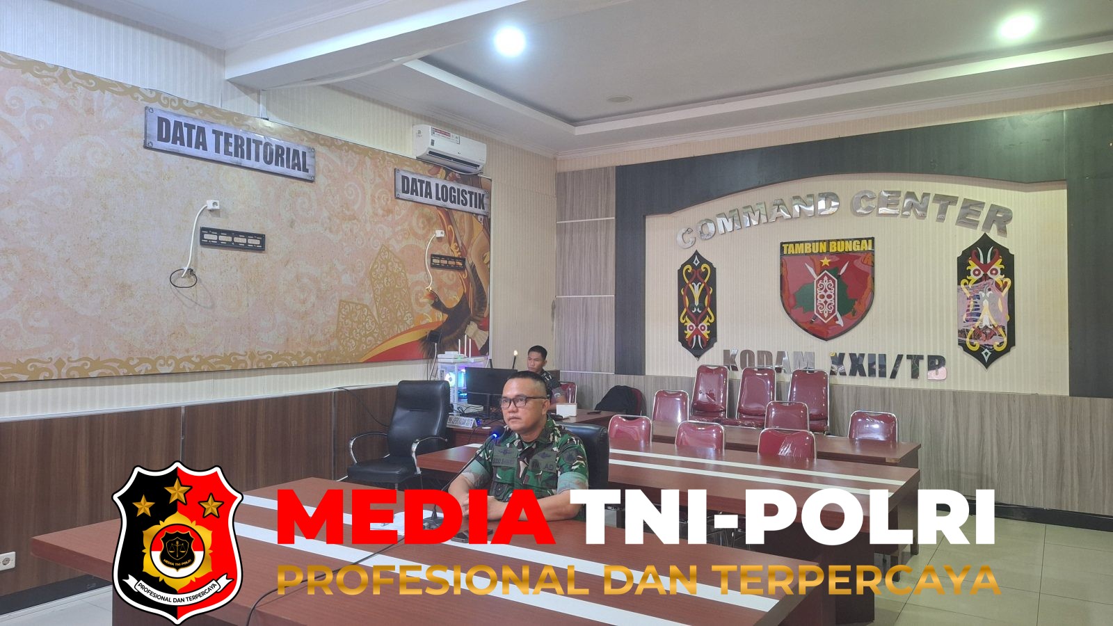 KAPENDAM XXII - KAPENDAM XXII/TAMBUN BUNGAI PIMPIN VIDCON BERSAMA PEN JAJARAN, TEKANKAN PUBLIKASI MASIF KEGIATAN SATUAN