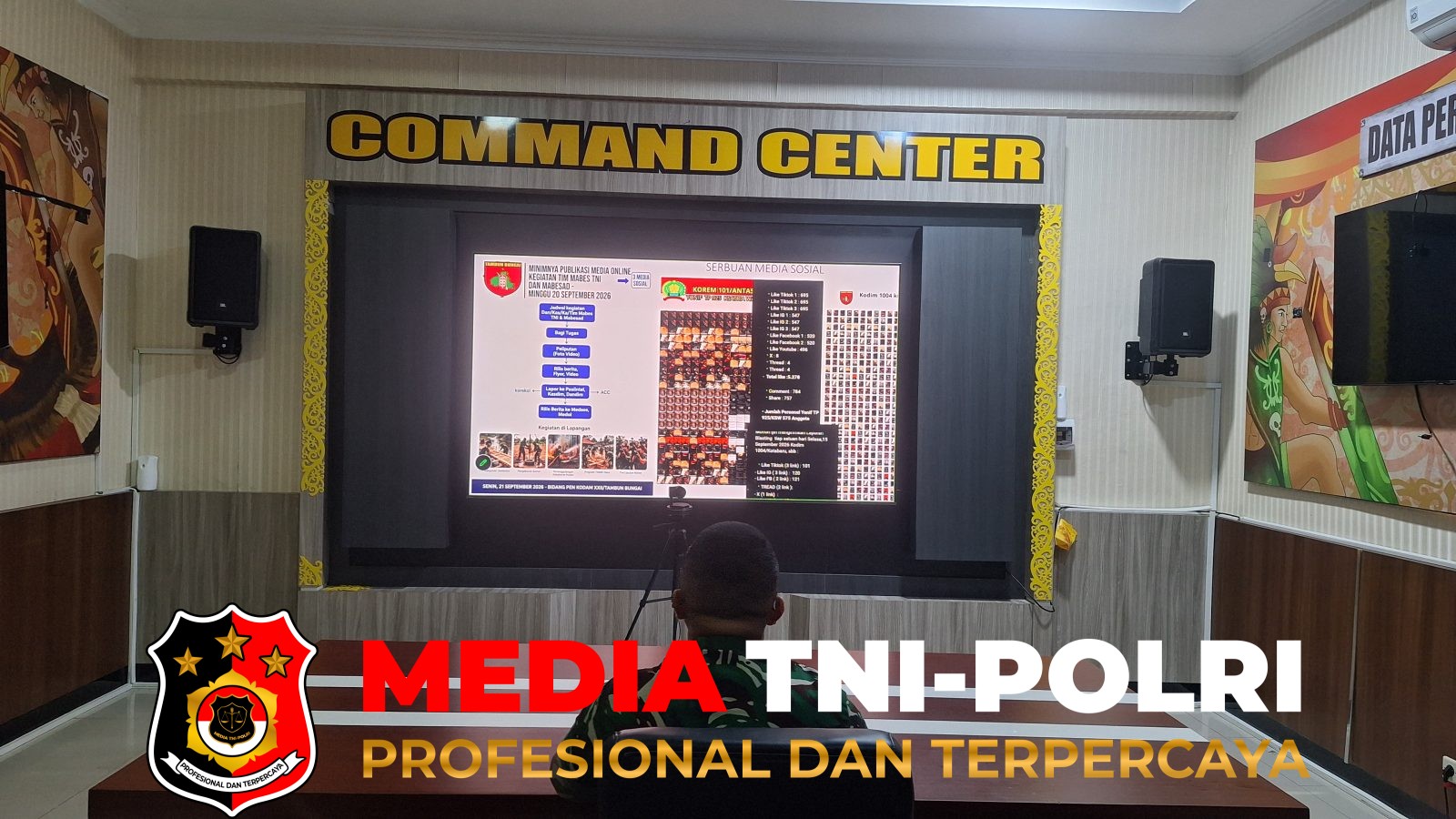 KAPENDAM XXII - KAPENDAM XXII/TAMBUN BUNGAI PIMPIN VIDCON BERSAMA PEN JAJARAN, TEKANKAN PUBLIKASI MASIF KEGIATAN SATUAN