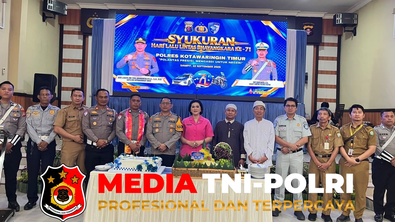 Polres Kotim - Polres Kotim Gelar Syukuran Hari Lalu Lintas ke-71, Doa Bersama untuk Keselamatan dan Berakhirnya Karhutla