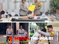 Farewell amp - Farewell & Welcome Parade Kapolres Metro Bekasi, Kombes Pol Sumarni Estafetkan Tongkat Kepemimpinan kepada Kombes Pol Andi Oddang Riuh Hutomo