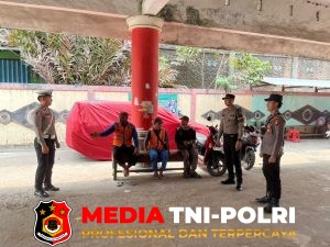 Jaga Objek Vital, Pamapta I Polres Seruyan Gelar Patroli Dialogis di Pusat Kota