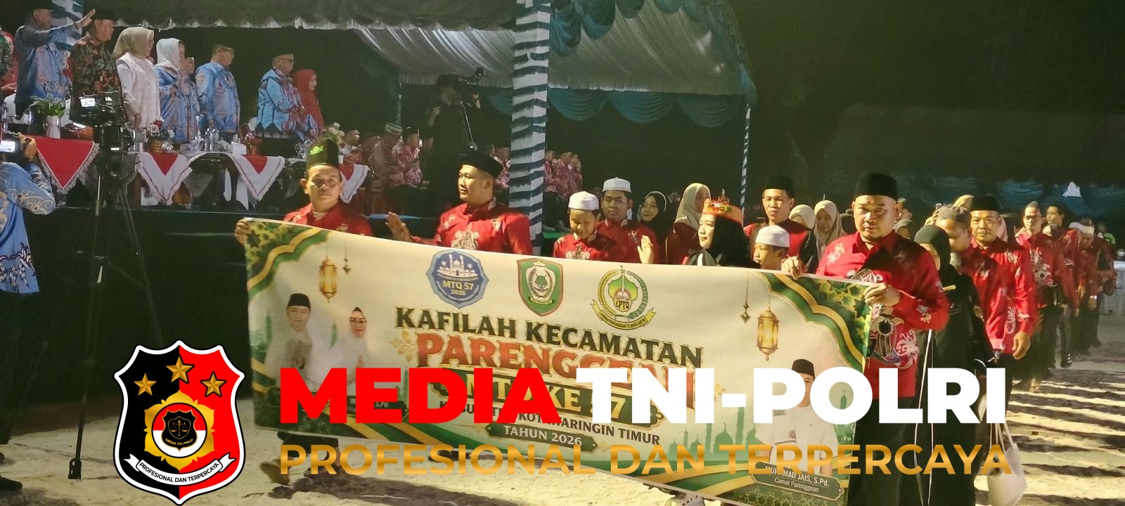 Kapolres Kotim - Kapolres Kotim hadiri acara Pembukaan MTQ ke-57 dan FSQ Tingkat Kabupaten Kotim tahun 2026