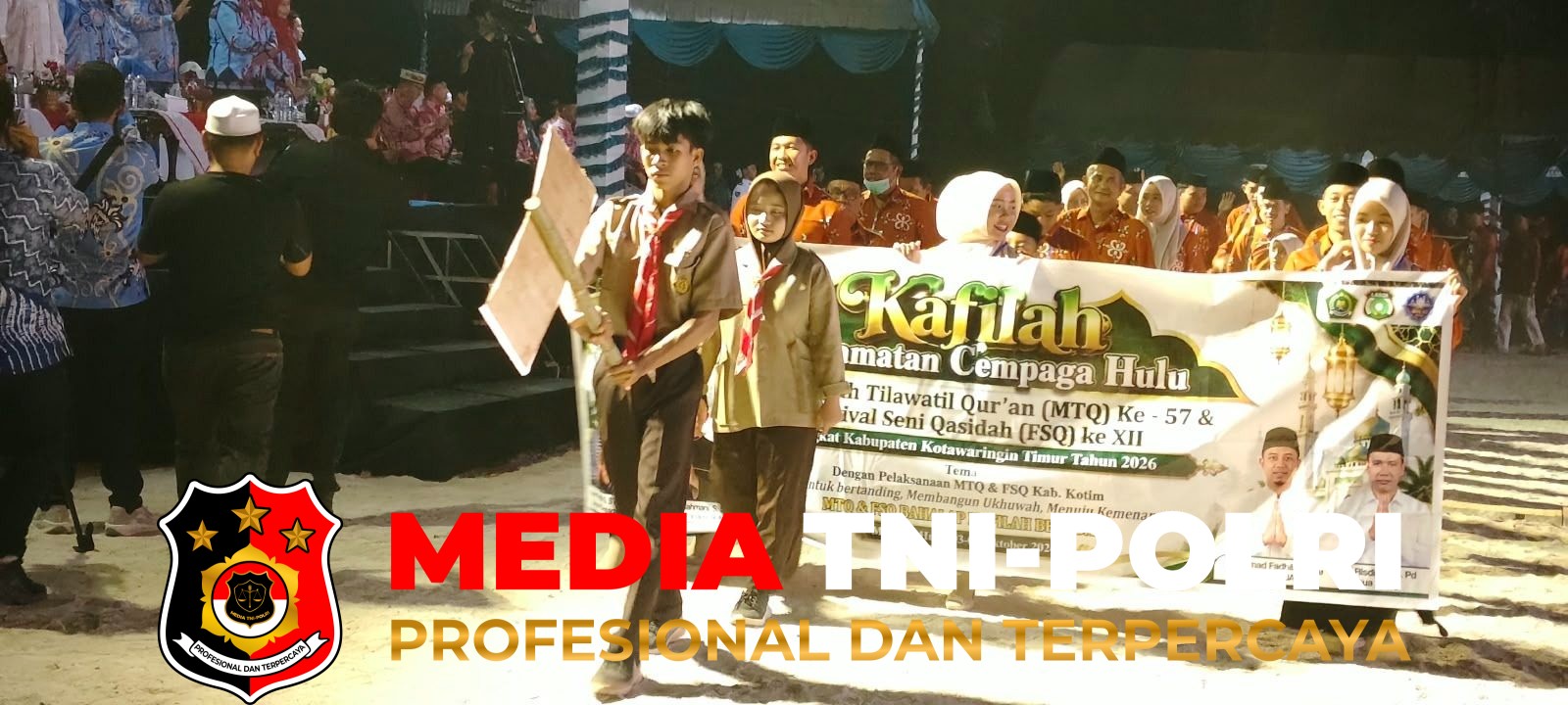 Kapolres Kotim - Kapolres Kotim hadiri acara Pembukaan MTQ ke-57 dan FSQ Tingkat Kabupaten Kotim tahun 2026