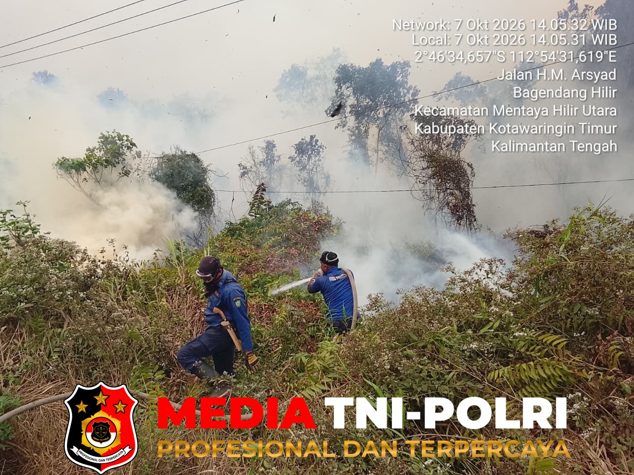 Karhutla - Karhutla Hanguskan 10 Hektar Hutan dan Semak Belukar di Bagendang Hilir