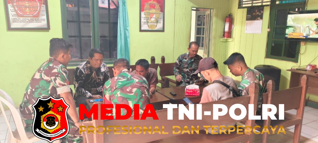 Koramil 1015-07/Parenggean - Sinergi Instansi, Dukcapil Kotim Sambangi Koramil 1015-07/Parenggean Sosialisasi IKD