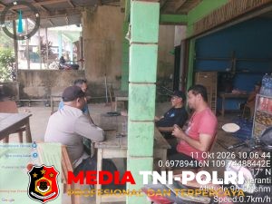 Bukan Sekadar Sambang, Bhabinkamtibmas Polsek Meranti Bangun Kepercayaan dan Jaga Keamanan Warga