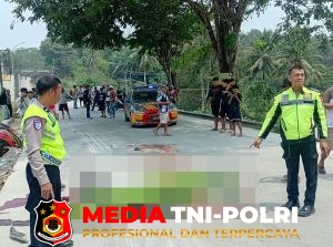 Diduga Rem - Diduga Rem Blong, Truk Fuso Bermuatan Pasir Tabrak Sejumlah Kendaraan di Pringsewu, Dua Pelajar SMP Tewas