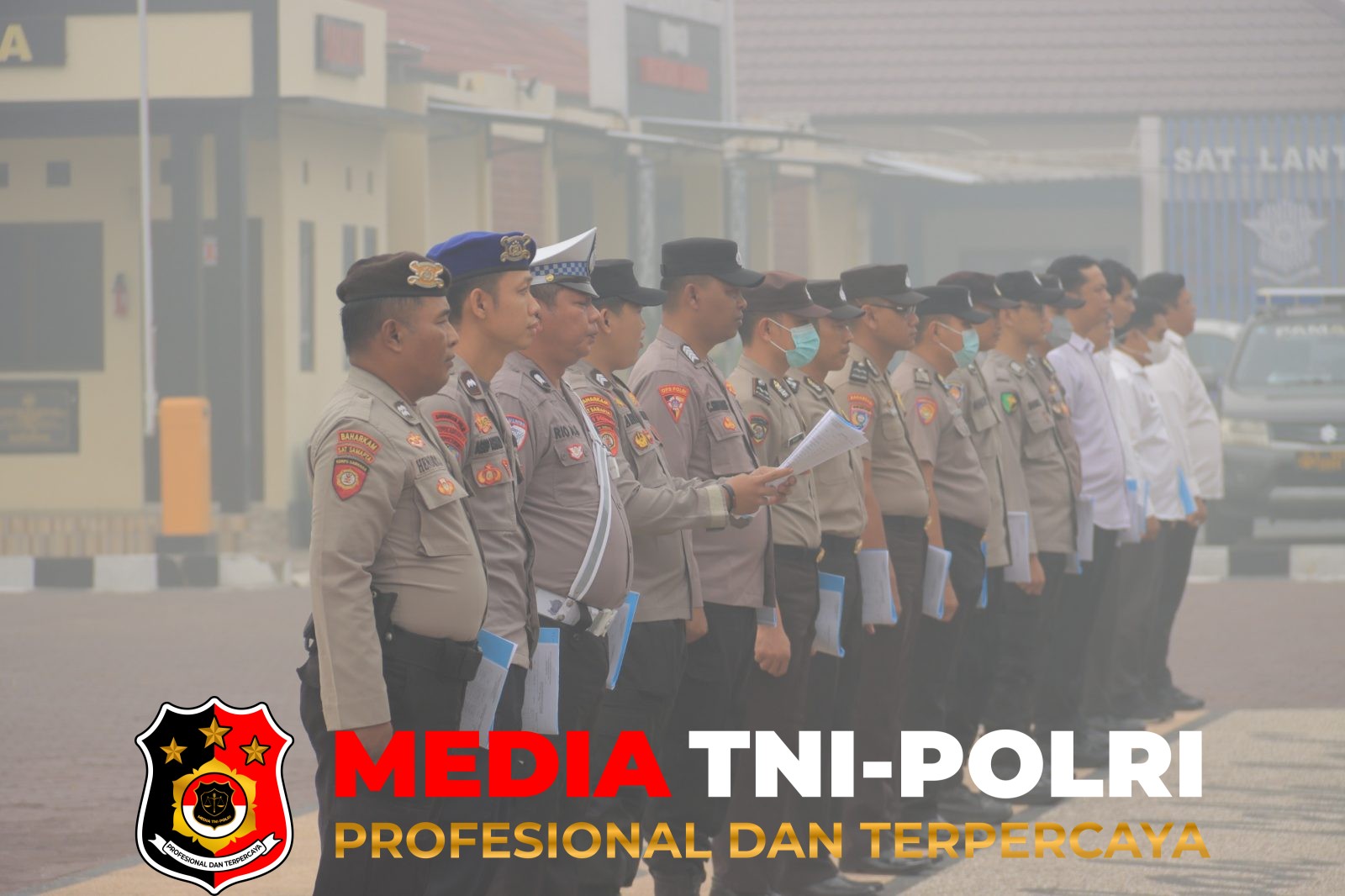 Wakapolres Seruyan - Wakapolres Seruyan Imbau Personel Jaga Kesehatan dan Kesiapan Bertugas di Tengah Kondisi Kabut Asap