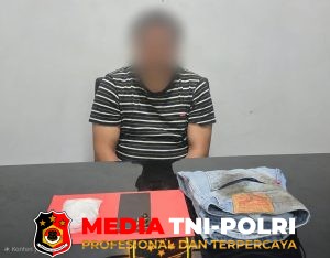 Polsek Ketapang Amankan Pria dengan Barang Bukti Sabu Hampir 100 Gram