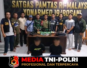 Satgas Pamtas Yonarmed 19/Bogani Gagalkan Penyelundupan 5,269 Kg Sabu di Perbatasan Malaysia