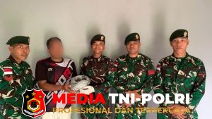Gencarkan Komsos dan Edukasi Hukum, Satgas Pamtas Yonarmed 13/Nanggala Terima Penyerahan Sukarela 1,1 Kg Sisik Trenggiling dari Warga Perbatasan