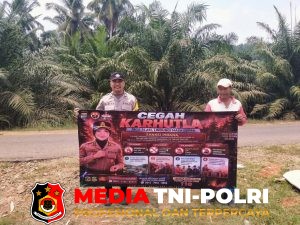 Cegah Karhutla, Bhabinkamtibmas Polsek Abung Tengah Imbau Warga Tidak Membakar Lahan