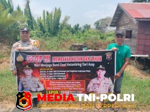 Polsek Seruyan Hilir Imbau Warga Ikut Berperan Aktif Cegah Karhutla