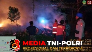 Api di Jalan Tjilik Ciwut Padam Menjelang Subuh, Tim Satgas Karhutla Seruyan Kerahkan Tiga Mobil Tangki