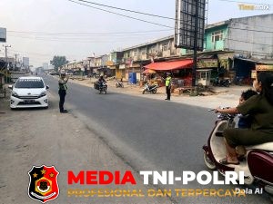Polres Mesuji Gelar Pengamanan Rawan Lantas di Sejumlah Titik, Wujudkan Kamseltibcarlantas