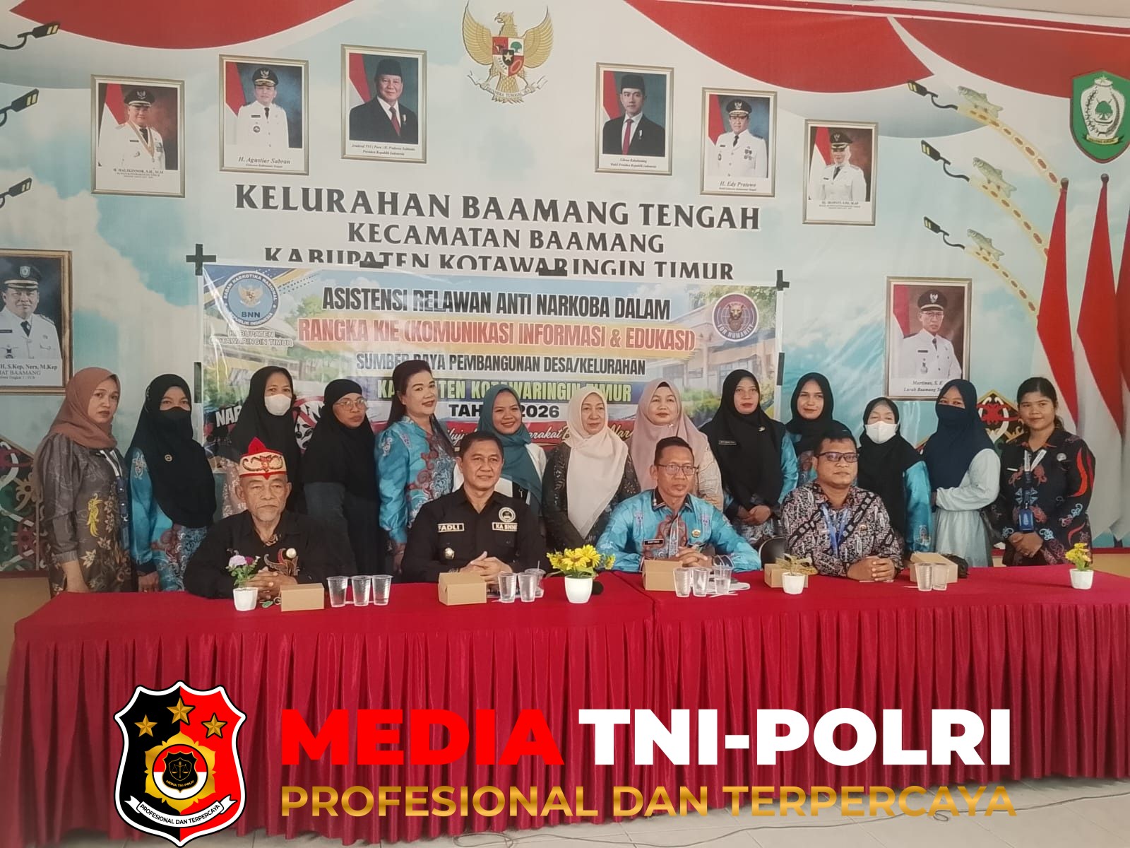 Kelurahan Baamang - Kelurahan Baamang Tengah Adakan Asistensi Relawan Anti Narkoba Bersama Kepala BNNK Kotim