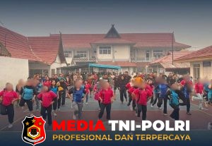 Jaga Kebugaran WBP, Lapas Sampit Rutin Gelar Senam Pagi