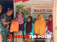 Koramil Miri - Koramil Miri dan Rumah Zakat Turun Tangan, Air Bersih dan Sembako Disalurkan untuk Warga Gilirejo Baru