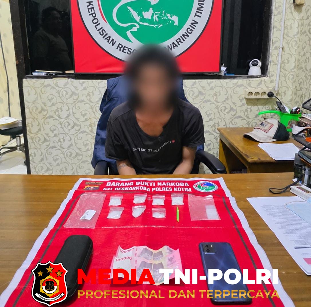 Edarkan Sabu - Edarkan Sabu. Lelaki (40)Th Inisial M.N di Ciduk Resnarkoba Kotim