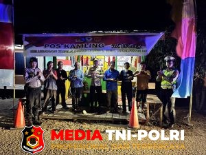 Jaga Keamanan Malam Hari, Polres Seruyan Gelar Patroli Objek Vital dan Pos Kamling