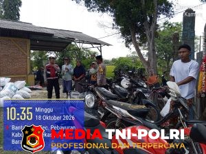 Sambangi Petani Saat Panen, Polsek Pebayuran Ajak Warga Waspada Kejahatan 3C dan Tawuran