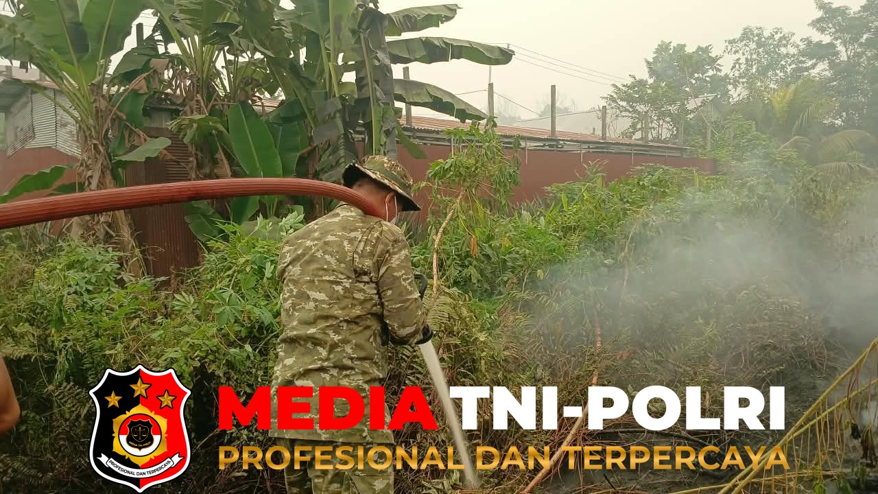 Kodim 1015/Sampit - Pasiops Kodim 1015/Sampit Pimpin Langsung Pemadaman Karhutla