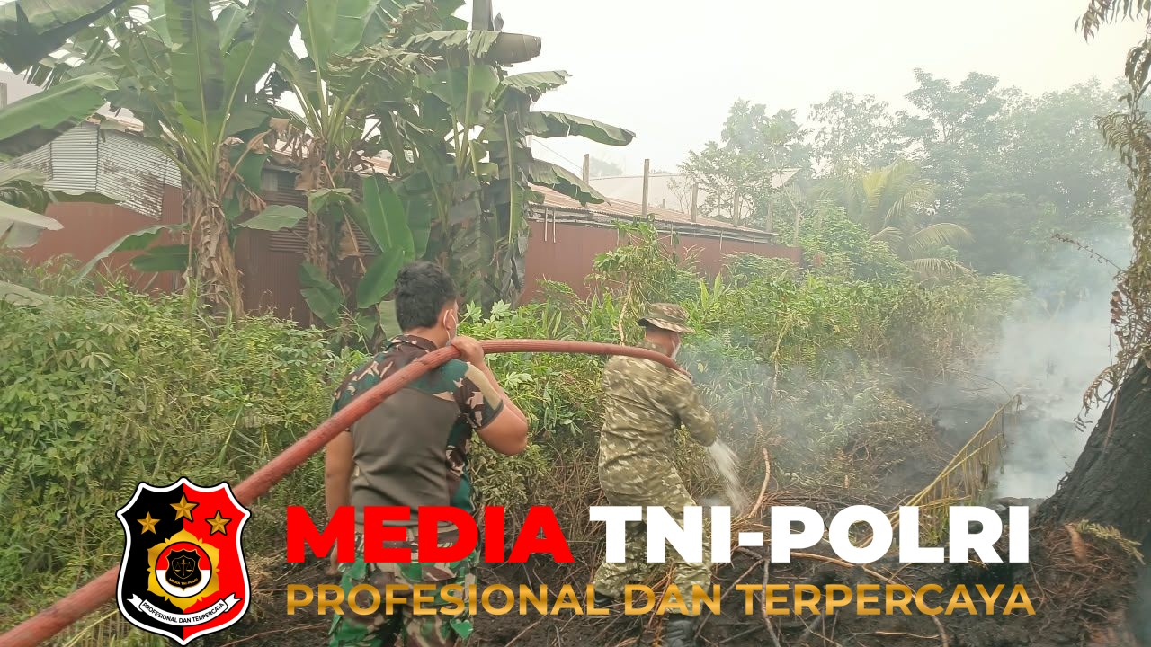 Kodim 1015/Sampit - Pasiops Kodim 1015/Sampit Pimpin Langsung Pemadaman Karhutla