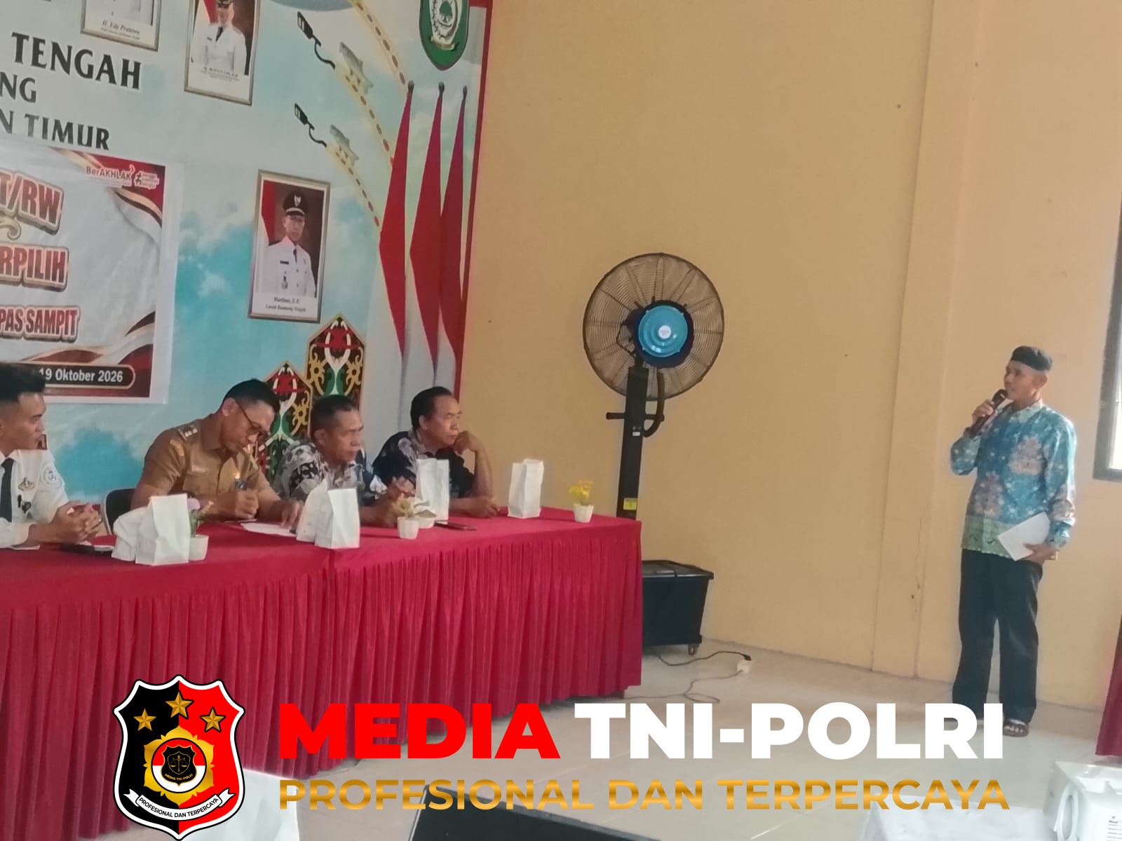 Serah Terima - Serah Terima Ketua RT 22 Baamang Tengah dan Sosialisasi tentang warga Binaan Bapas Sampit