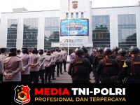 Polres Bogor - Polres Bogor Gelar Apel Kesiapsiagaan Pengamanan Penyekatan Jelang Dua Tahun Pemerintahan Prabowo-Gibran