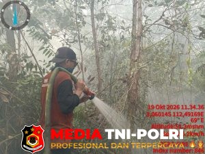 Lima Desa Dilanda Karhutla, Tim Satgas Karhutla Seruyan Lakukan Pemadaman dan Pendinginan